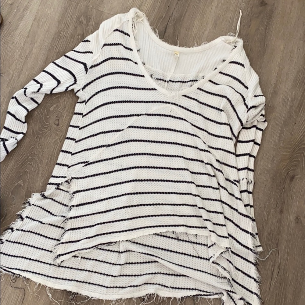 Striped Free People Sweater